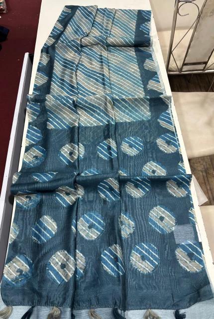 Akshara linen digital print lowest price sarees online
